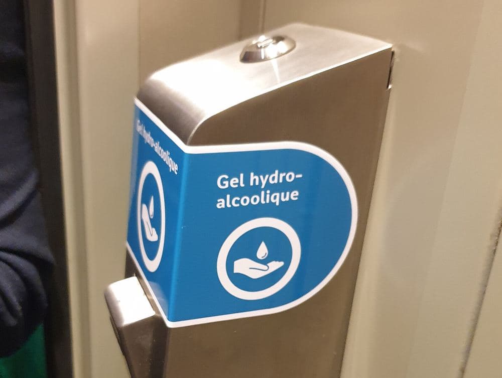 Distributeur de gel hydroalcoolique